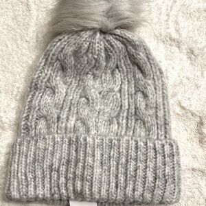 Knitted Beanie Pompom Winter Hat.